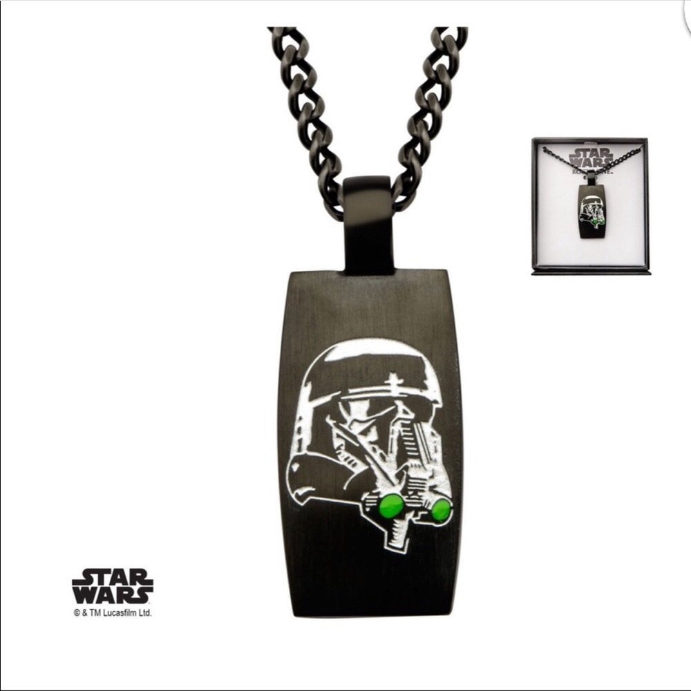STAINLESS STEEL STAR WARS NECKLACE